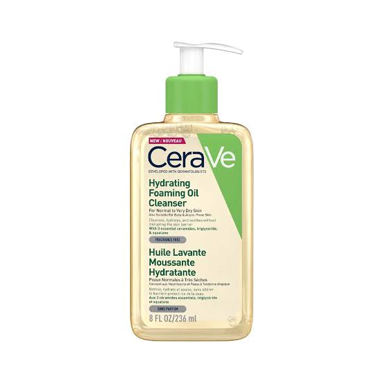 CeraVe hydrating foaming Oil cleanser