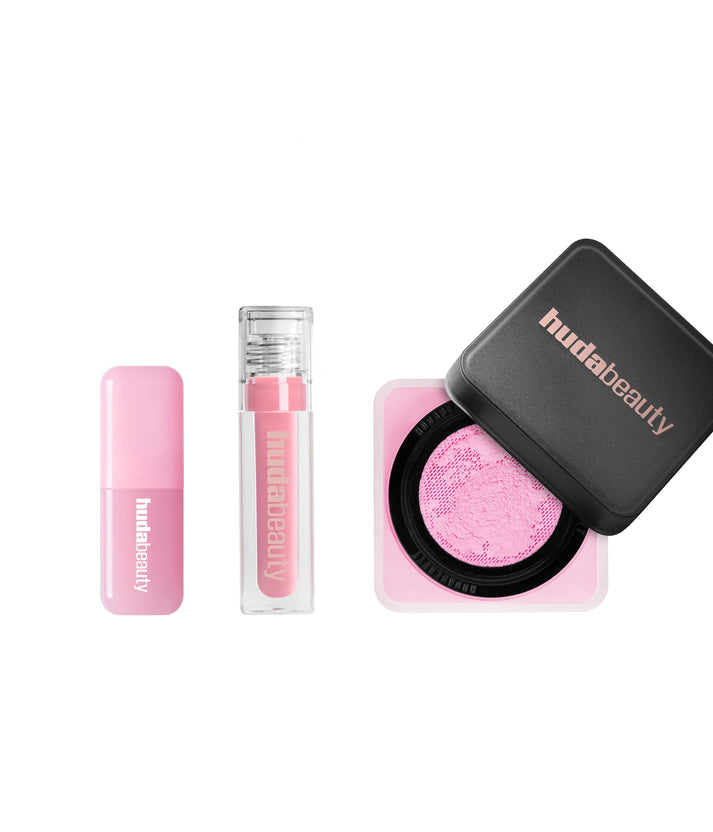 Huda Beauty combo Kit ( Ube cake Set )