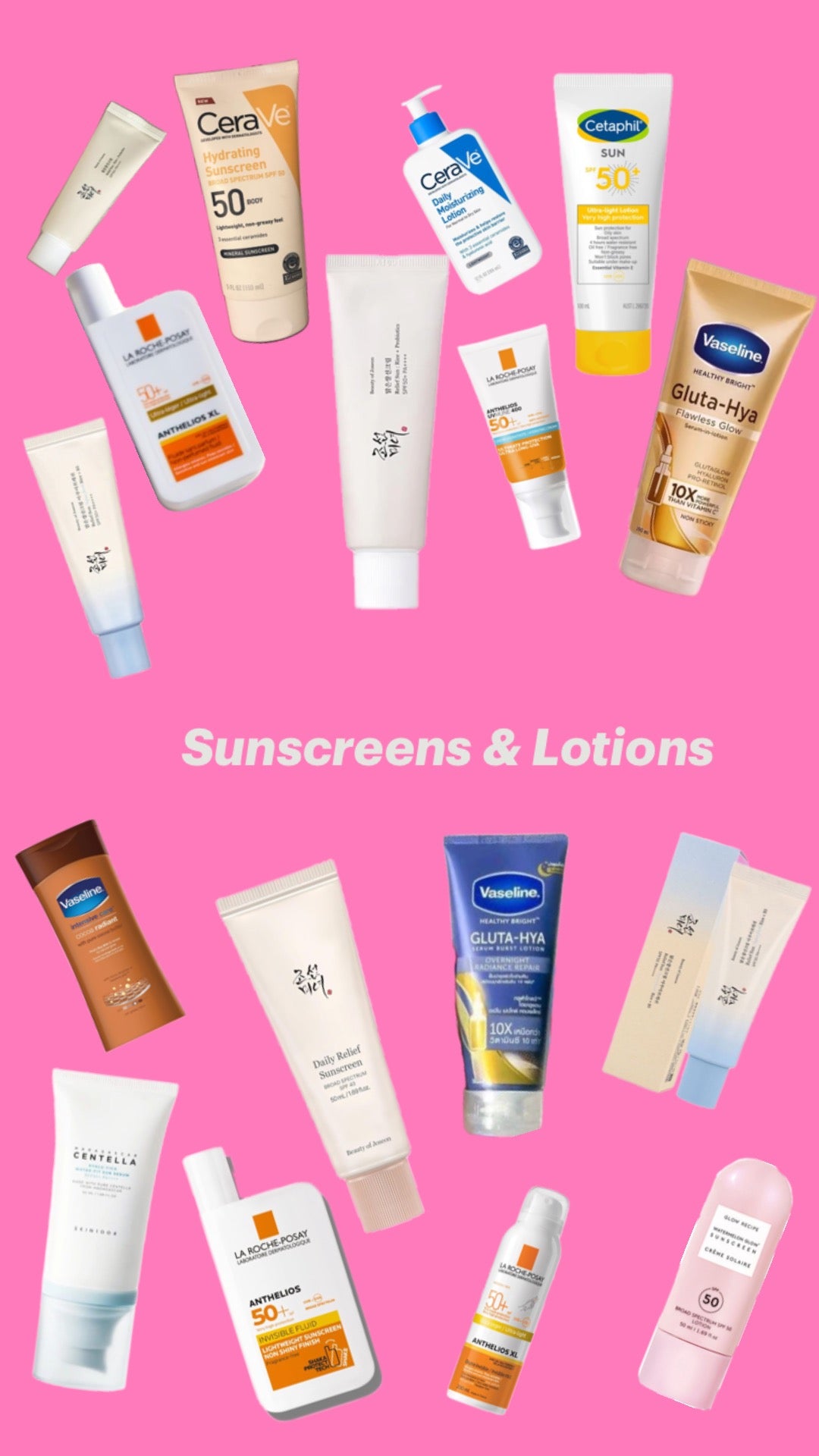 SUNCREENS & LOTIONS