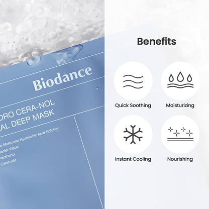 BIODANCE Best Mask Collagen & Hydro Cera-nol Real Deep Mask ( Each )