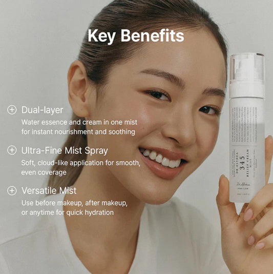 DR. ALTHEA 345 RELIEF CREAM MIST 60ML | HYDRATING & SOOTHING FACE MIST