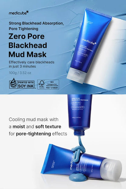 Medicube Zero Pore Blackhead Mud Mask - 100g