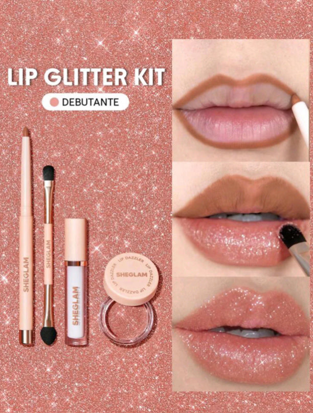 SHEGLAM LIP DAZZLER GLITTER KIT 4 IN 1