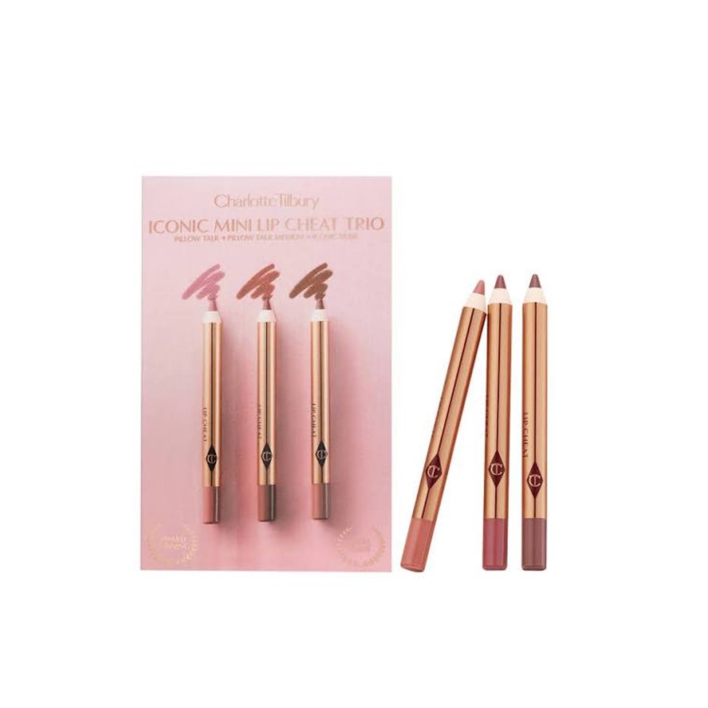 CHARLOTTE TILBURY ICONIC MINI LIP CHEAT TRIO