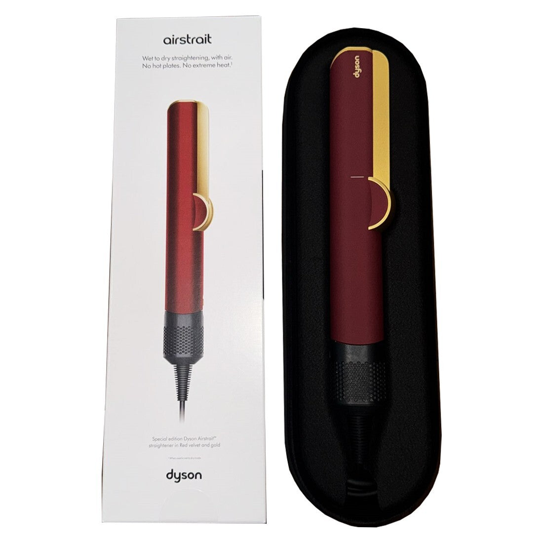 Dyson Airstrait HT01 Hair Straightener ( Maroon Gold Edition)