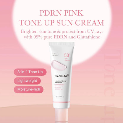 MEDICUBE PDRN PINK TONE UP SUN CREAM 50ML